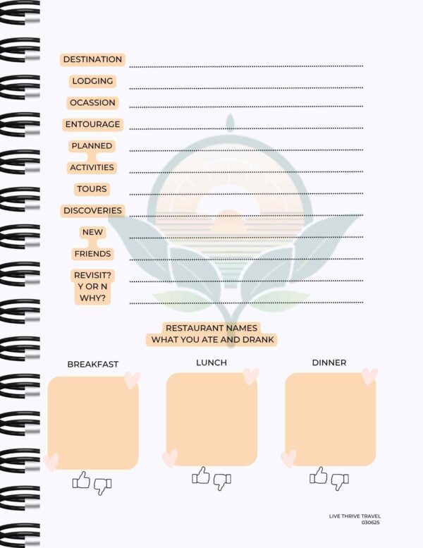 Mindful Travel Journal – A Digital Companion for Intentional Living - Image 9