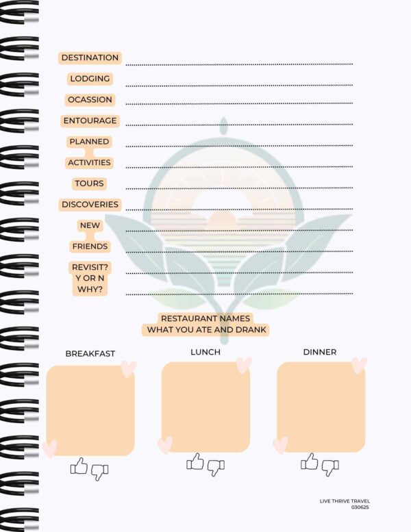 Mindful Travel Journal – A Digital Companion for Intentional Living - Image 7