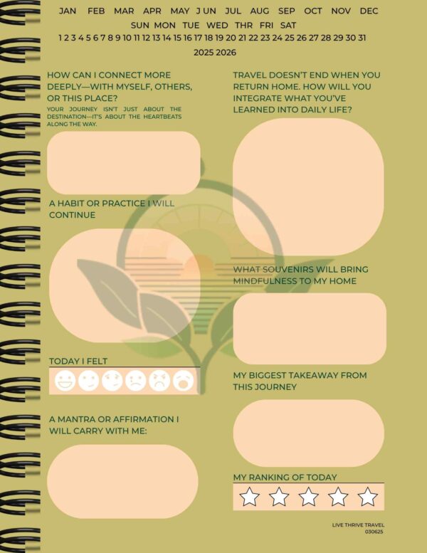 Mindful Travel Journal – A Digital Companion for Intentional Living - Image 4
