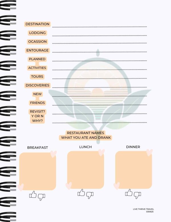 Mindful Travel Journal – A Digital Companion for Intentional Living - Image 3