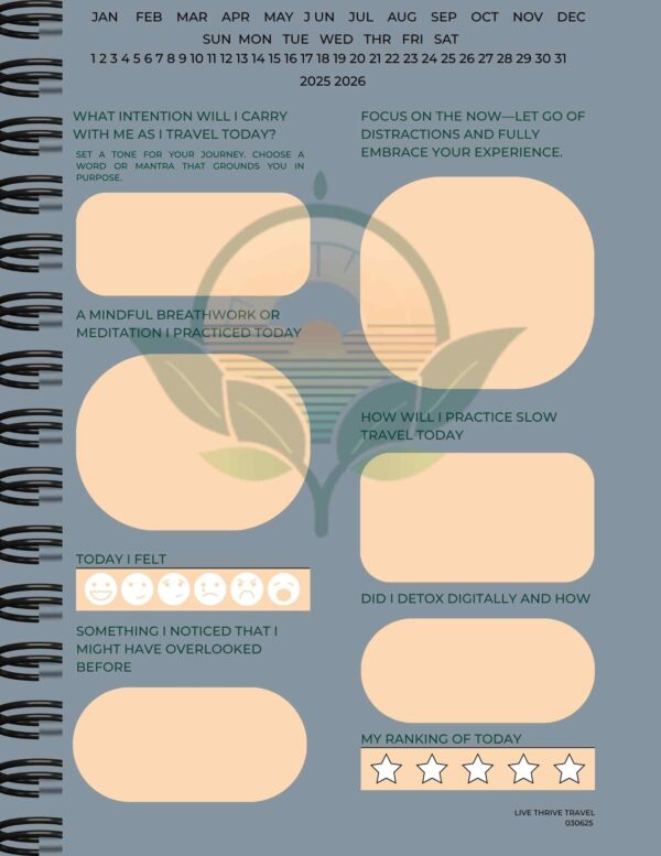 Mindful Travel Journal – A Digital Companion for Intentional Living - Image 10