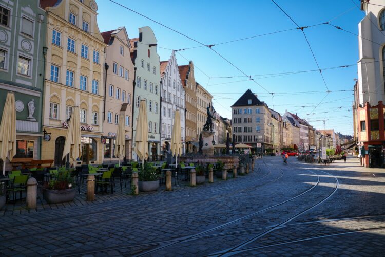 Empty cobblestone street in Europe during off-season travel, showing the benefits of flexible dates